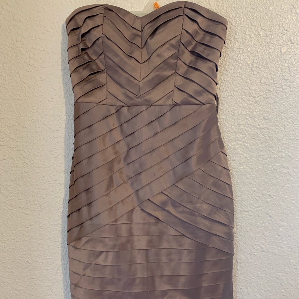 Tan/cream mini-dress